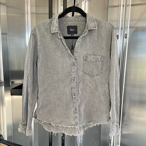 Rails Gray Denim Shirt